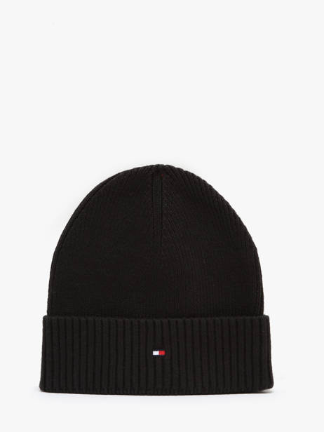 Beanie Tommy hilfiger Black th flag AM12796