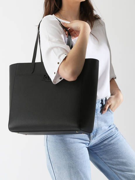 Sac Porté épaule Cameryn Cuir Lauren ralph lauren Noir cameryn 31960183 vue secondaire 1