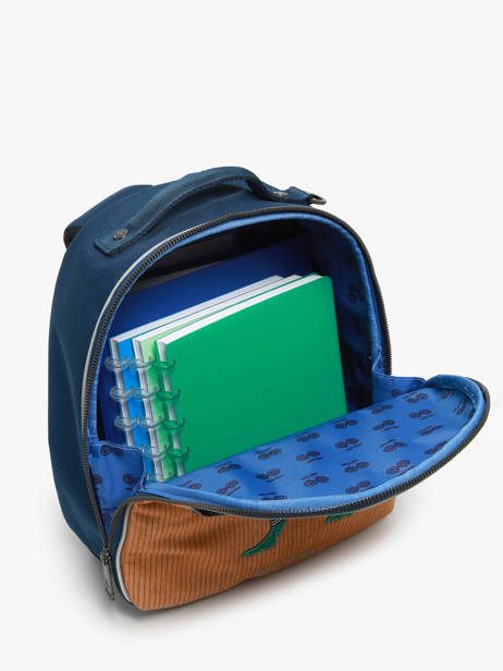 Sac à Dos 1 Compartiment Jeune premier Marron daydream boys B vue secondaire 3