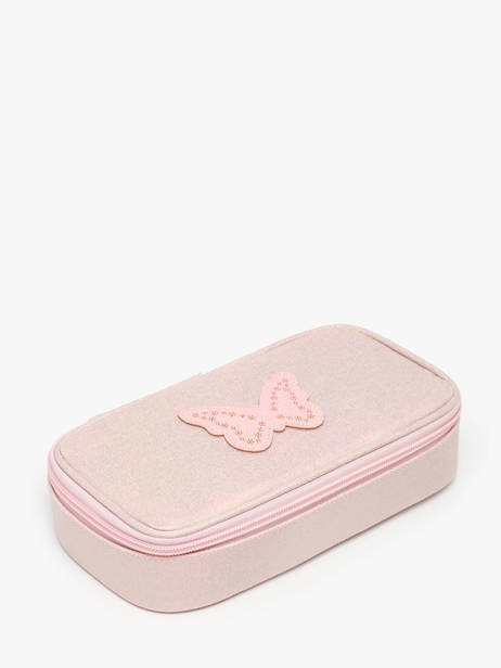 Trousse 1 Compartiment Caramel et cie Rose boheme FI vue secondaire 1
