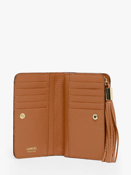 Portefeuille Compact Premier Flirt Cuir Lancel Marron premier flirt A11136 vue secondaire 1
