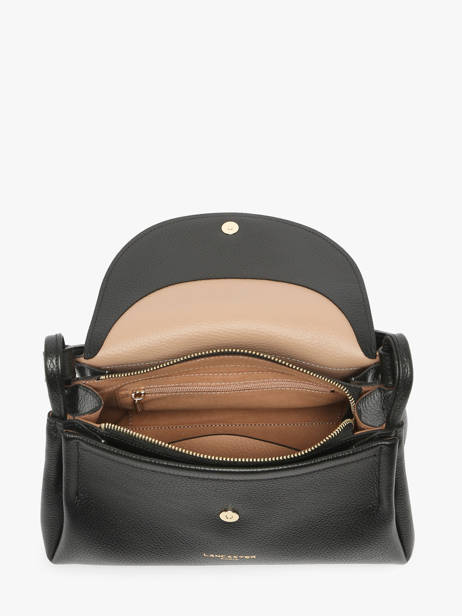 Shoulder Bag Accordeon Double Leather Lancaster Black accordeon double 89 other view 3