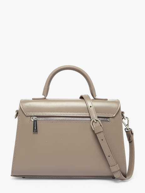 Sac Bandoulière M Suave Cuir Lancaster Gris suave even 17 vue secondaire 4