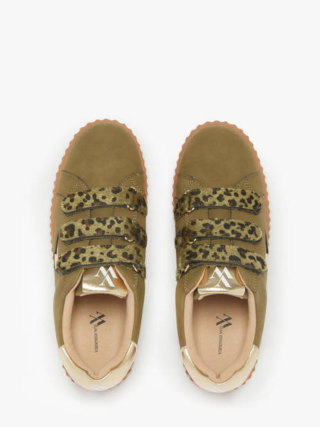 Sneakers Aby Vanessa wu Vert women BK2714NR vue secondaire 4