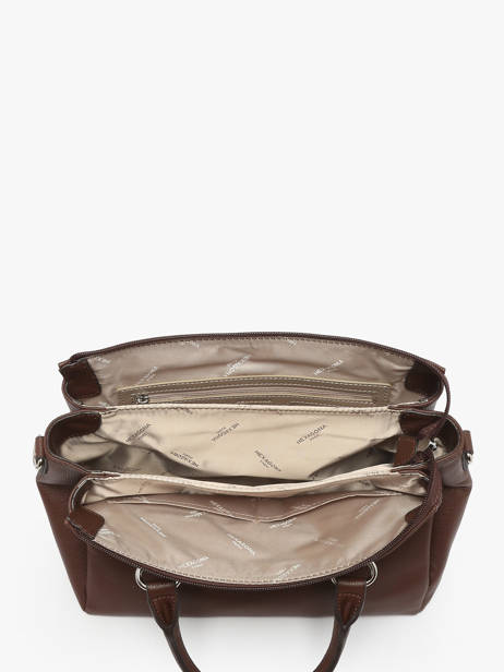 Satchel Confort Leather Hexagona Brown confort 469844 other view 3