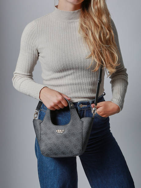 Shoulder Bag Calista Guess Black calista SG733475 other view 1