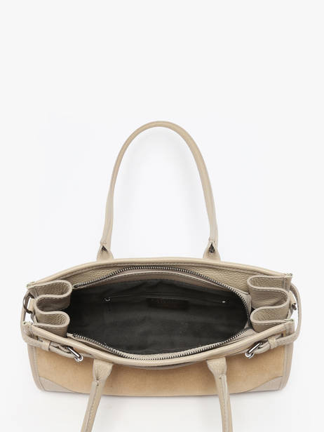 Shoulder Bag Velvet Caviar Leather Milano Beige velvet caviar VC25062 other view 3