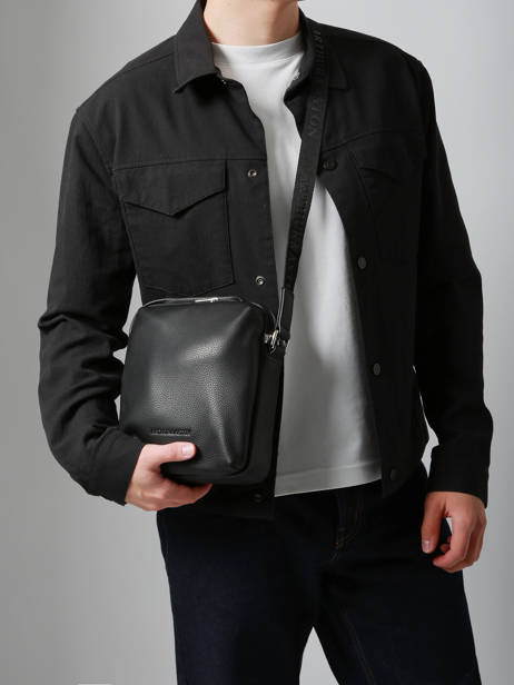 Sac Bandoulière José Cuir Arthur & aston Noir thomas 2 vue secondaire 1