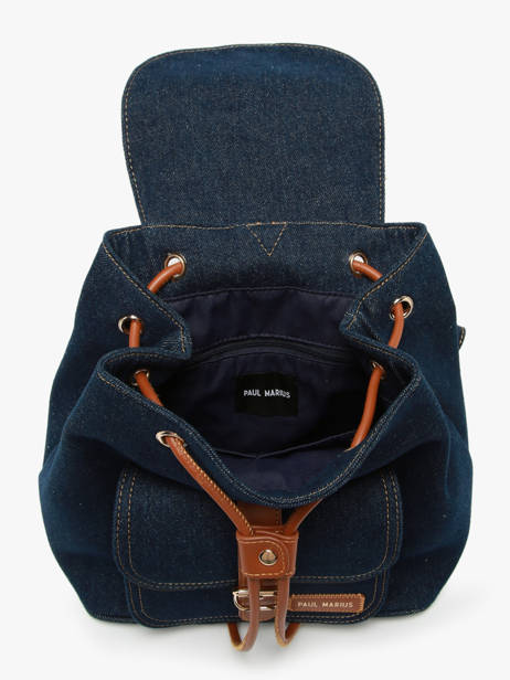 Sac à Dos Le Baroudeur Denim Brut Paul marius Bleu denim brut BAROUDEB vue secondaire 3