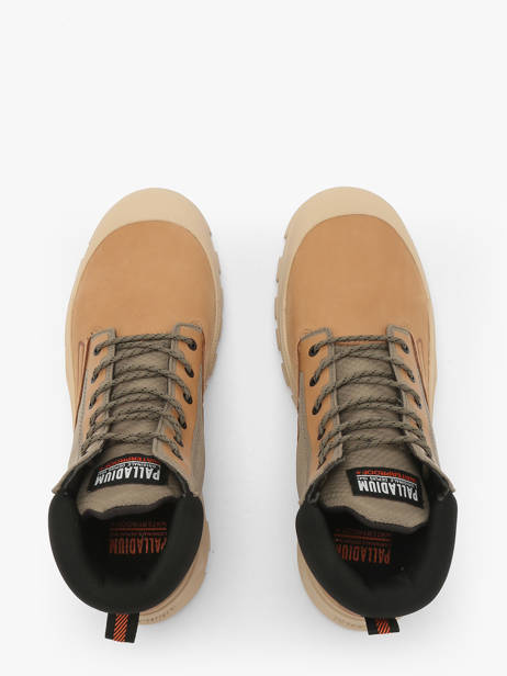 Bottines Palladium Marron men 9541287 vue secondaire 3