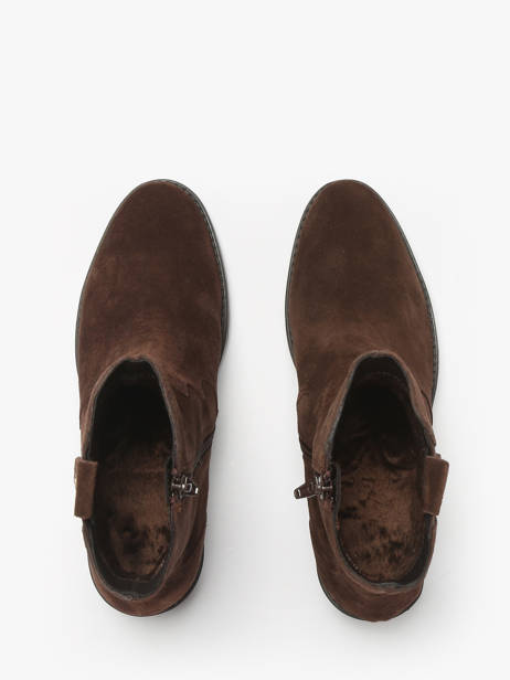 Bottines à Talon En Cuir Tt. bagatt Marron women 14006100 vue secondaire 4