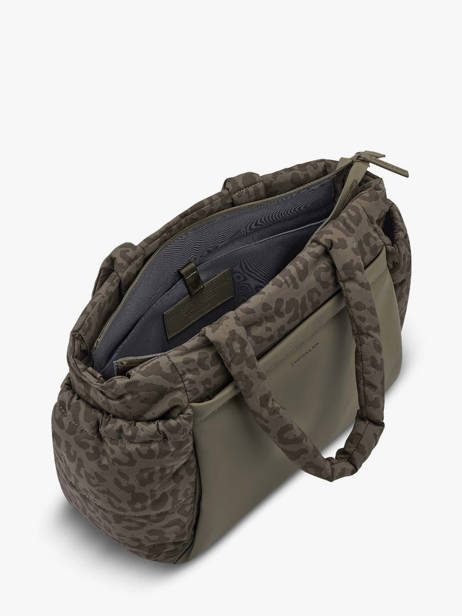 Cabas Leo Kapten and son Marron leo L vue secondaire 3