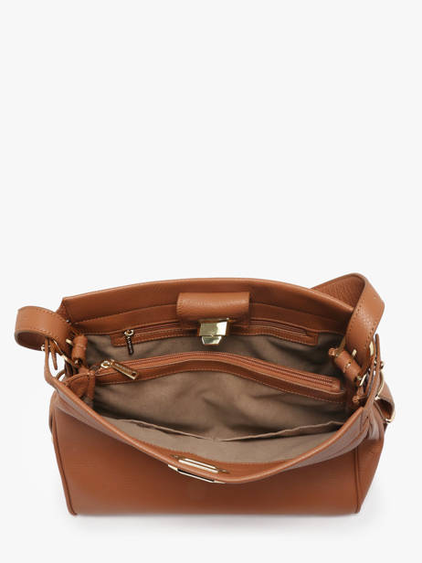 Shoulder Bag Mademoiselle Romy Leather Lancaster Beige mademoiselle romy 106 other view 3