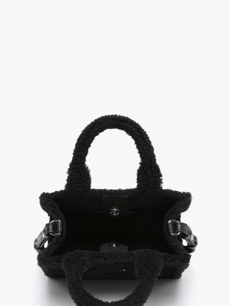 Mini Sac Cabas Rue St Guillaume Shearling Karl lagerfeld Noir rsg A4W50016 vue secondaire 3