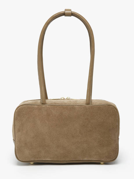 Shoulder Bag Velvet Caviar Leather Milano Brown velvet caviar VC25093 other view 4