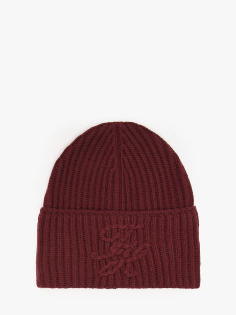 Bonnet Tommy hilfiger Rouge elevated AW17779