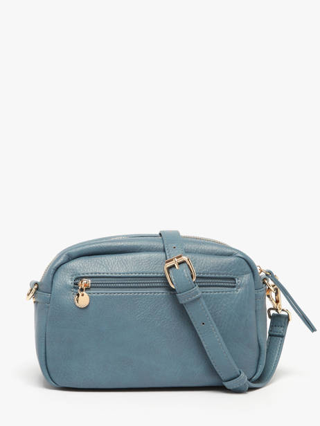 Sac Bandoulière Zip Lulu castagnette Bleu zip ZAER vue secondaire 4