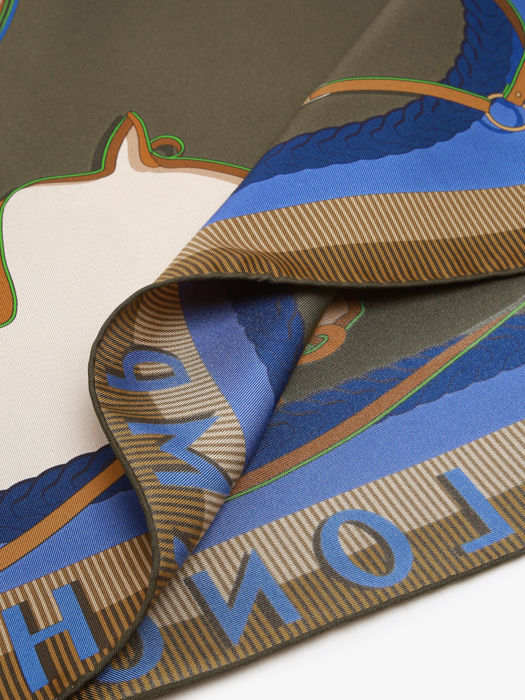 Longchamp Soie gots Etole Vert