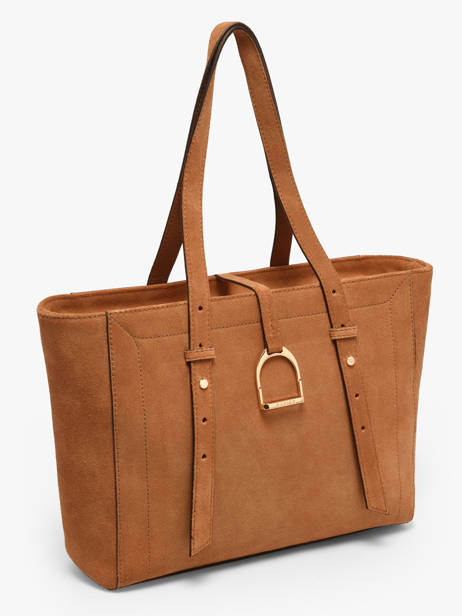 Shoulder Bag Altesse Suede Leather Etrier Beige altesse suede EASU088S other view 2