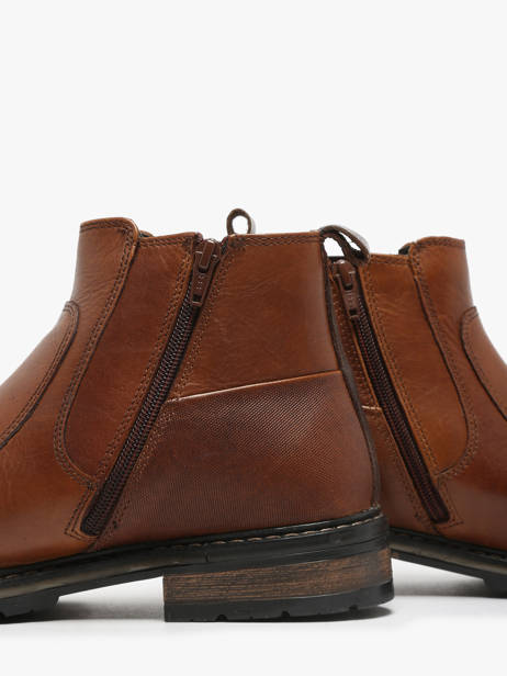 Boots Elster En Cuir Redskins Marron men ELSTER vue secondaire 5