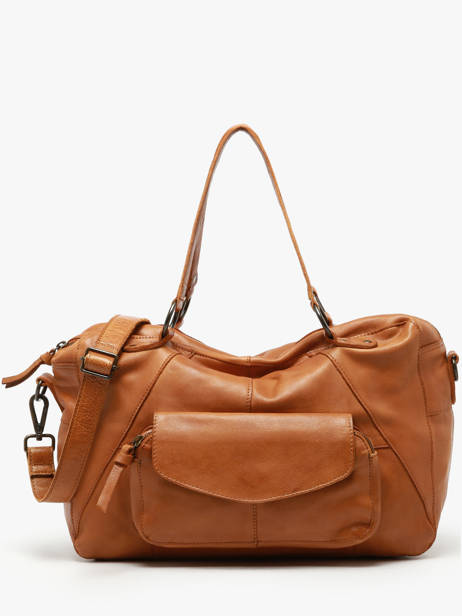 Shopper Fatima Leather Pieces Brown fatima 17090746