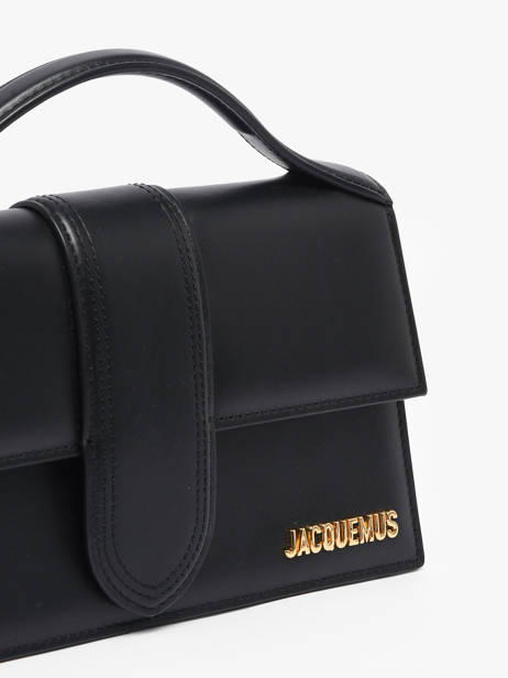 Preloved Leather Grand Bambino Crossbody Bag Jacquemus Black second life 1566393 other view 2