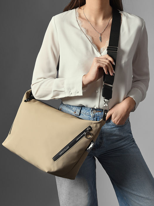 Longchamp Le pliage energy Messenger bag Beige