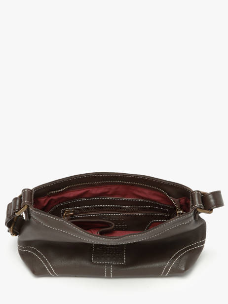 Shoulder Bag Seam Leather Basilic pepper Brown seam BSEA01 other view 3