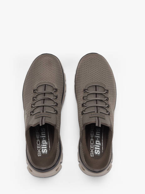 Sneakers Glide-step Noxus Skechers Brown men 233010 other view 3