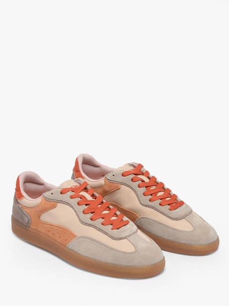 Sneakers In Leather Hoff Orange men 12619407 other view 2