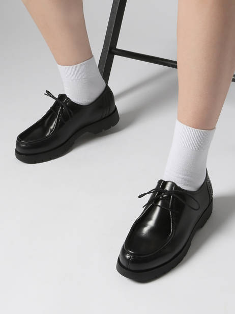 Derby Shoes In Leather Kleman Black women PADRORB2 other view 1