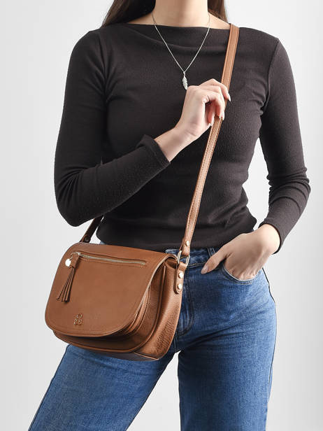 Shoulder Bag Zip Lulu castagnette Brown zip 2 other view 1