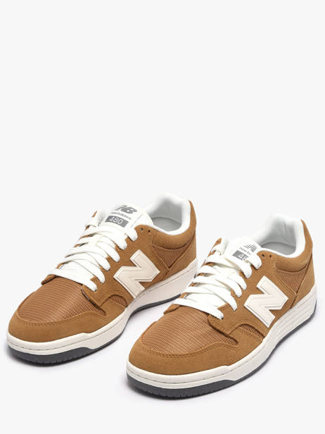 Sneakers New balance Marron boy U480P3PL vue secondaire 1