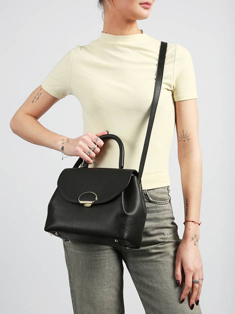 Sac Bandoulière Milano Pia Cuir Lancaster Noir milano pia 131 vue secondaire 1
