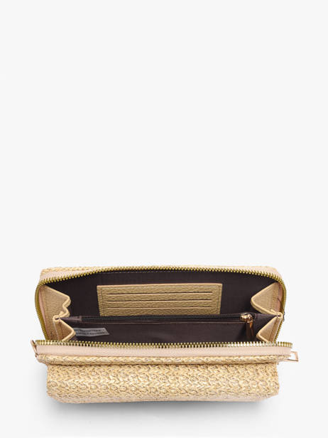 Ccrossbody Wallet Miniprix Beige raphia 1460 other view 2