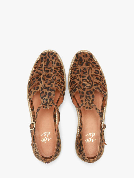 Sandals In Leather We do Brown women 45255A46 other view 3