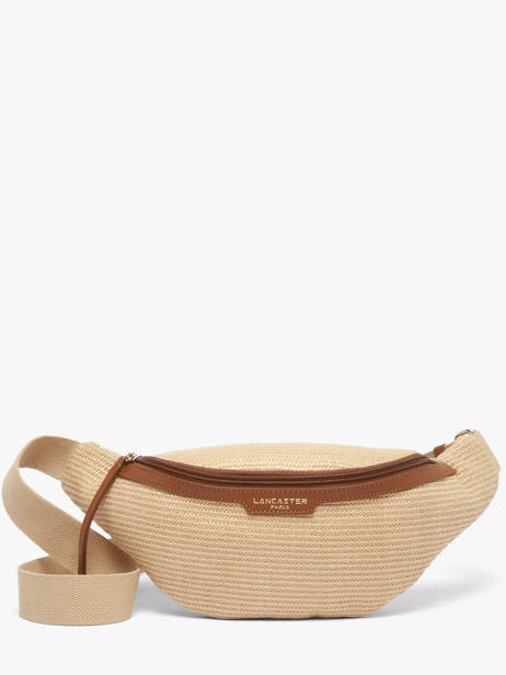Belt Bag Lancaster Beige mini osier italie 76