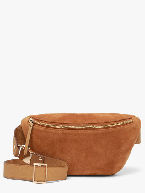 Sac Banane La Suite Cuir Paul marius Marron la suite BANANSUI