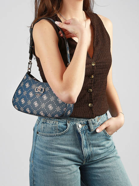 Shoulder Bag Emelie Logo Guess Blue emelie logo GP992818 other view 1