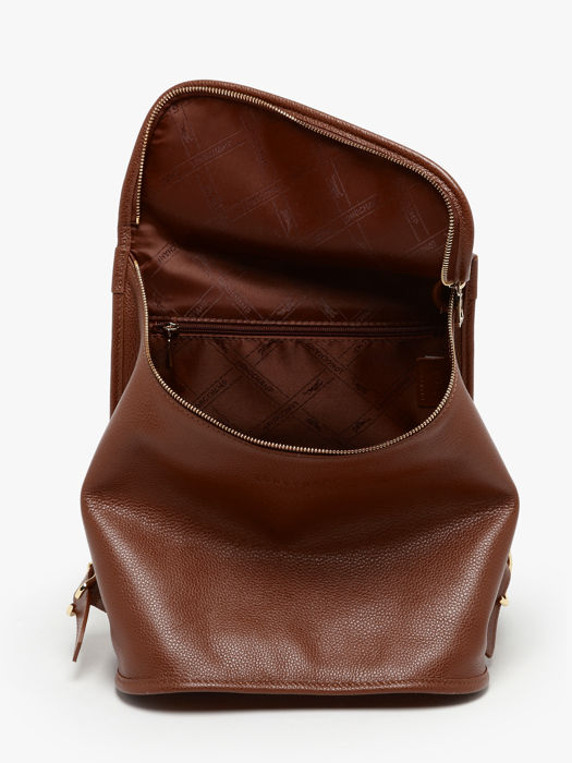 Longchamp Le foulonné Backpack Brown