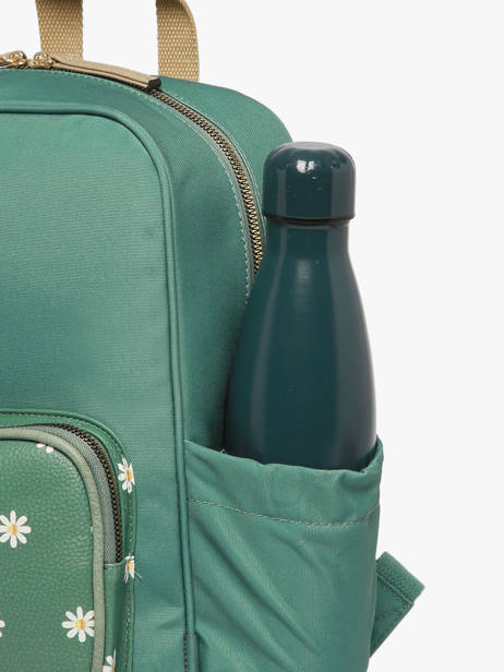 1 Compartment Backpack Cameleon Green vintage fantasy PBVGSD33 other view 5