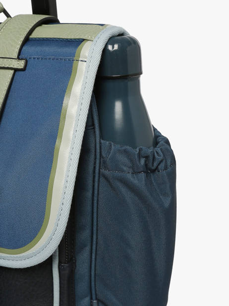 Cartable à Roulettes 2 Compartiments Cameleon Bleu vintage urban PBVBCR38 vue secondaire 6