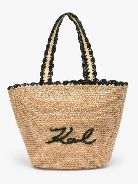 Shoulder Bag K Signature Raphia Karl lagerfeld Beige k signature B1W46070