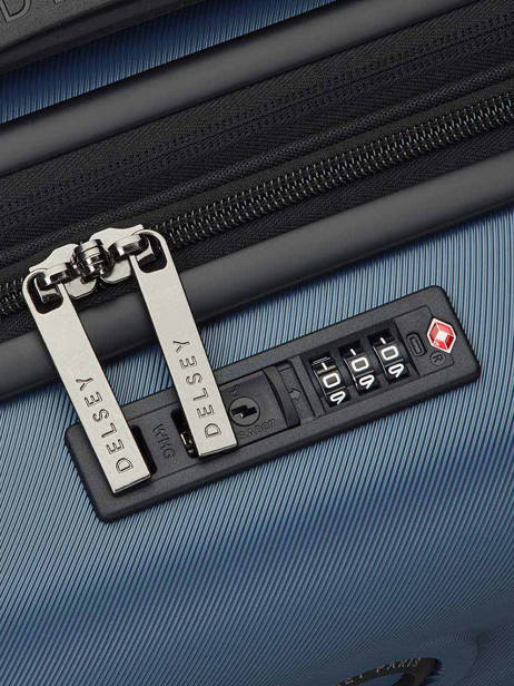 Cabin Luggage Delsey Blue air armour 800 other view 1