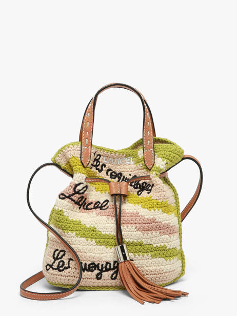 Sac Seau S Lancel Plage Crochet Lancel Vert summer capsule A14004