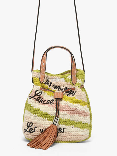 Sac Seau S Lancel Plage Crochet Lancel Vert summer capsule A14004 vue secondaire 1