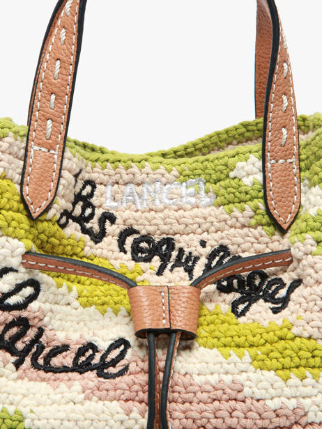 Sac Seau S Lancel Plage Crochet Lancel Vert summer capsule A14004 vue secondaire 2