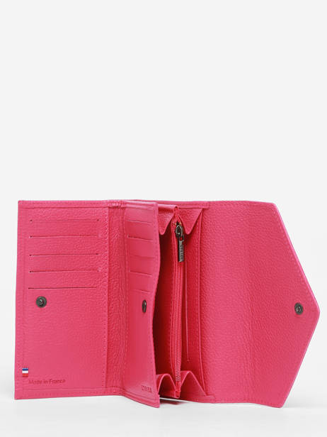 Portefeuille Madras Cuir Etrier Rose madras EMAD469 vue secondaire 1